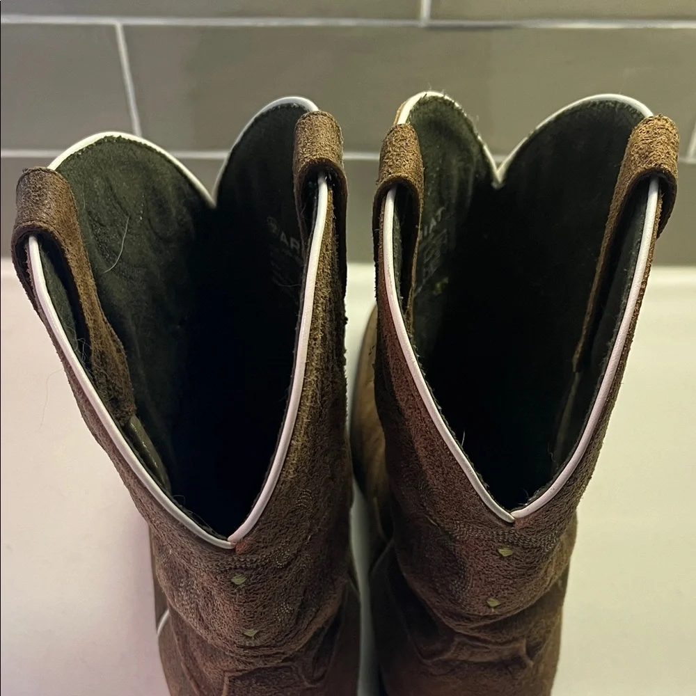 Ariat Women’s Tombstone Dark Brown Western Leather Boots, Size 6 - Picture 7 of 7